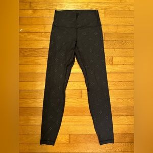 Lululemon align high rise 28 inch with embossed logo